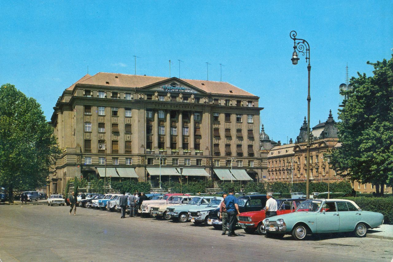 Hotel Esplanade, Trg Ante Starčevića, oko 1970. godine